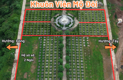 Bán Lại Suất Mộ Đôi VIP Tại Nghĩa Trang Lạc Hồng Viên Hòa Bình Giá Trọn Gói 355 Triệu